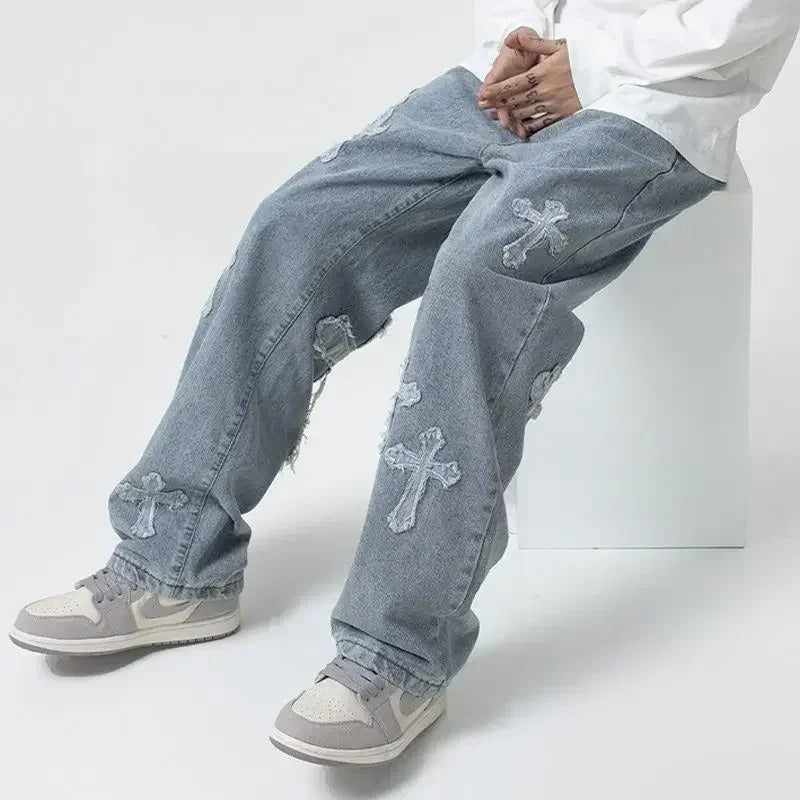 Cross Patch Jeans
