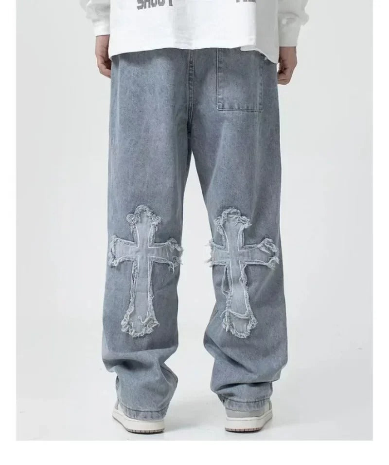 Cross Patch Jeans