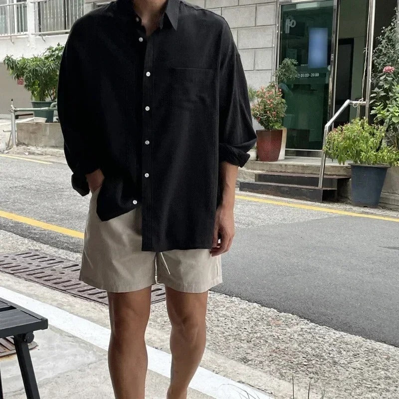Over Size Linen Shirt