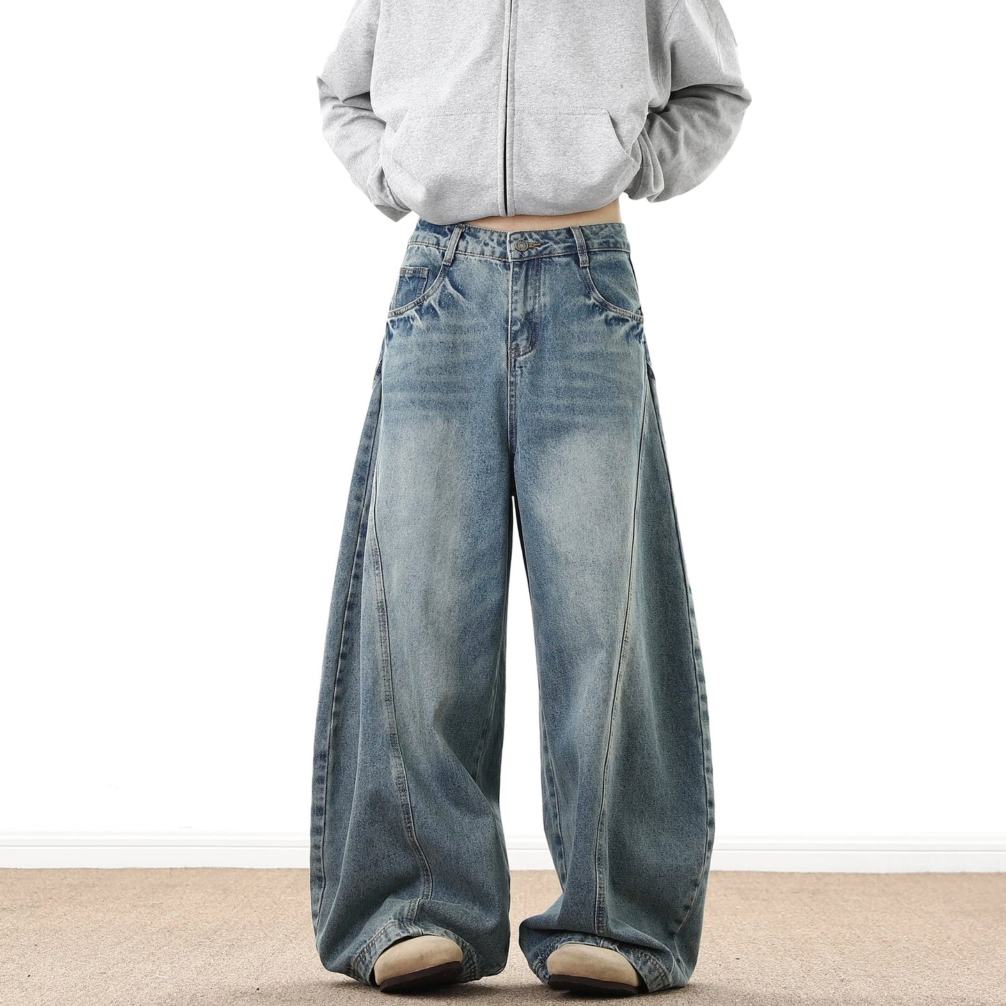 Mopping Baggy Jeans