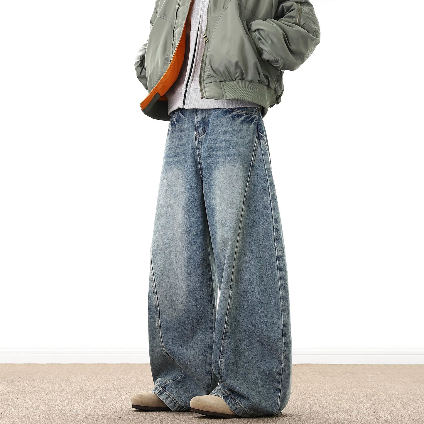 Mopping Baggy Jeans