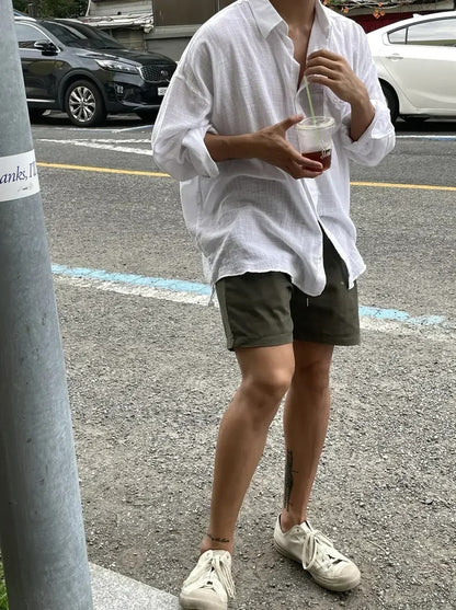 Over Size Linen Shirt