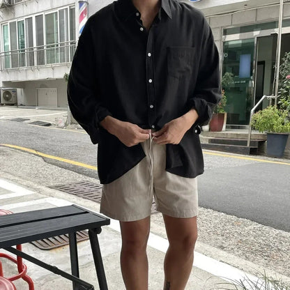 Over Size Linen Shirt