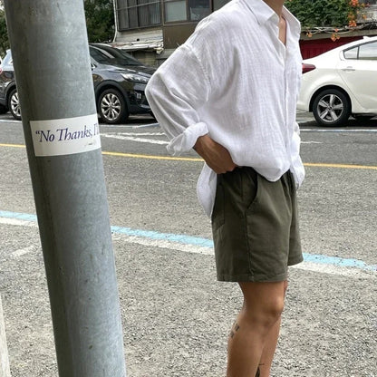 Over Size Linen Shirt